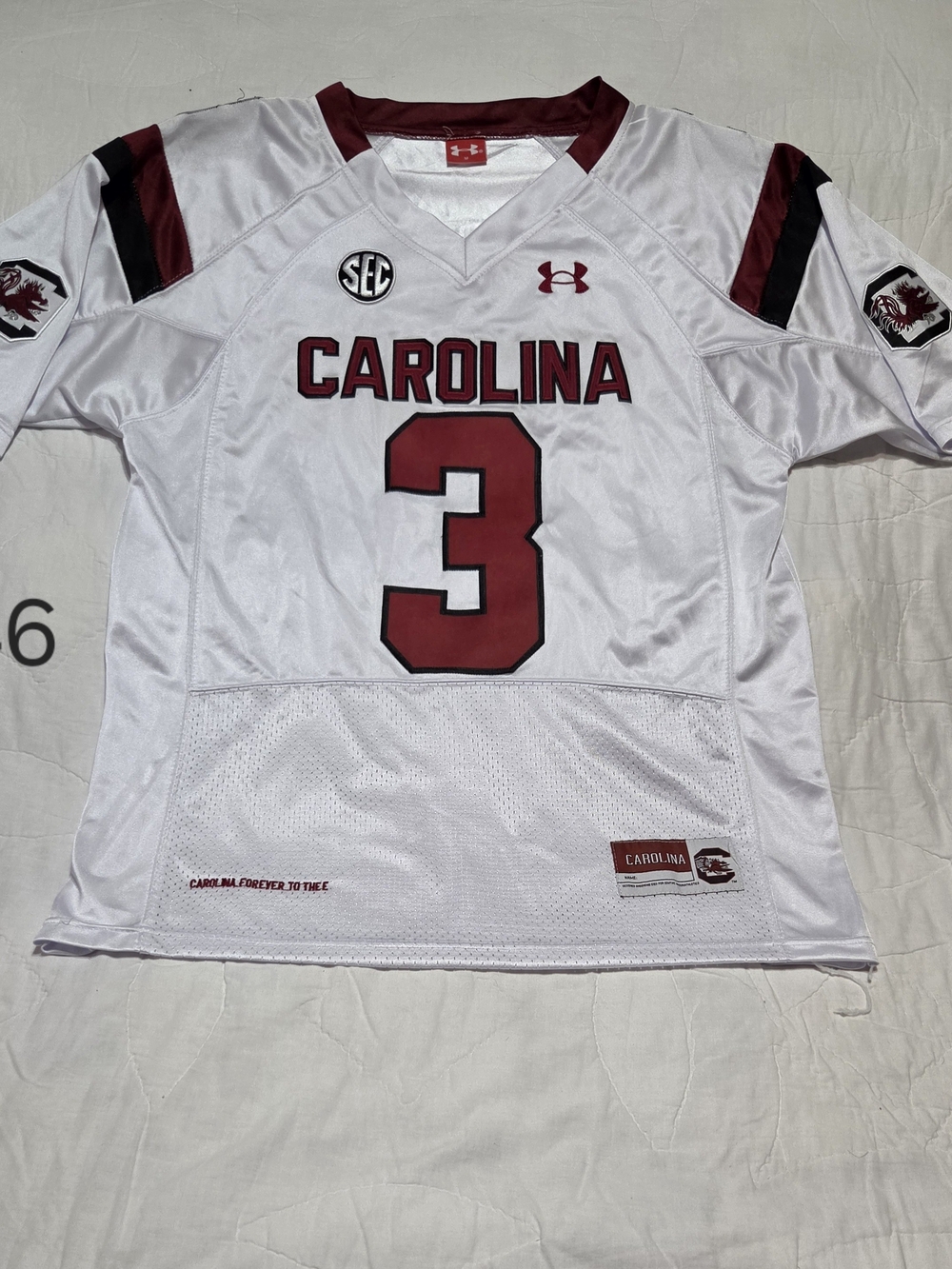 UA South Carolina Gamecocks Antwane "Juice" Wells Jr. #3 Football Jersey